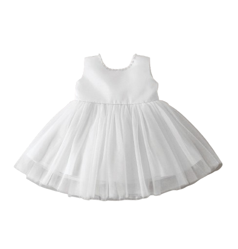 The Aya - Newborn Baby Girl Floral Party Dress Elegant Ball Gown Style