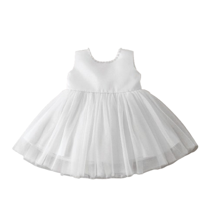 The Aya - Newborn Baby Girl Floral Party Dress Elegant Ball Gown Style