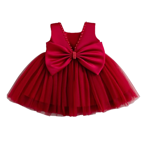 The Aya - Newborn Baby Girl Floral Party Dress Elegant Ball Gown Style