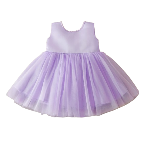 The Aya - Newborn Baby Girl Floral Party Dress Elegant Ball Gown Style