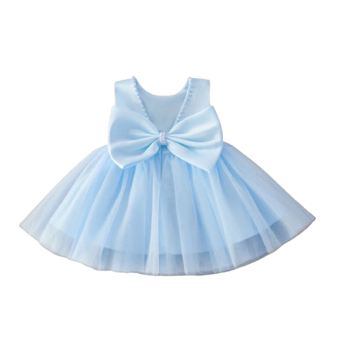 The Aya - Newborn Baby Girl Floral Party Dress Elegant Ball Gown Style