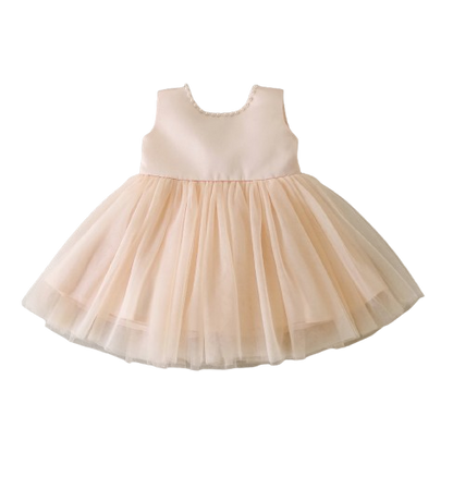 The Aya - Newborn Baby Girl Floral Party Dress Elegant Ball Gown Style