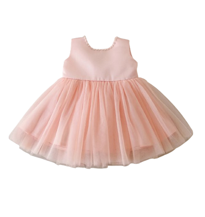 The Aya - Newborn Baby Girl Floral Party Dress Elegant Ball Gown Style