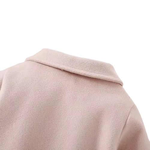 The Shelby - Newborn Baby Girl Korean Beige Bow Long Sleeve Coat Jacket