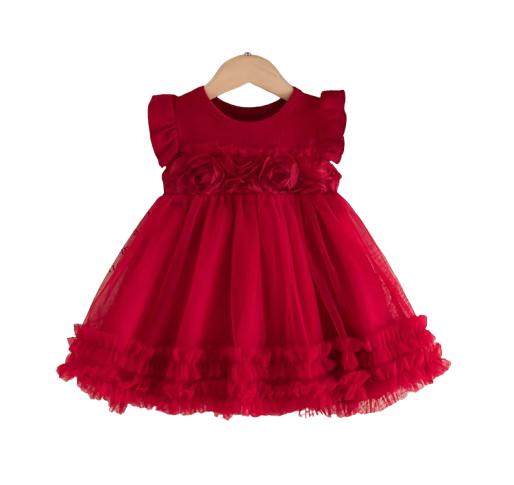 The Andie - Baby Girl Fairy Tutu Princess Dress Summer Birthday Party Outfit