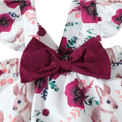 The Briana - Baby Girl 2PCS Ruffle Dress & Headband Sleeveless Summer Outfit