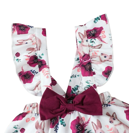 The Briana - Baby Girl 2PCS Ruffle Dress & Headband Sleeveless Summer Outfit