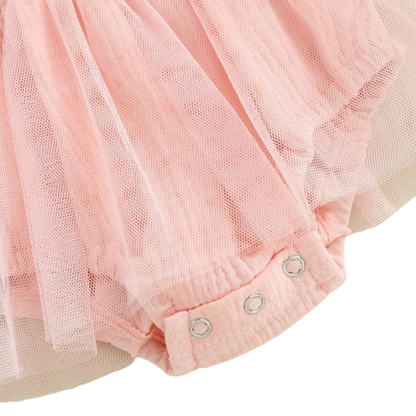 The Legacy - Baby Girl Sleeveless Suspender Dress & Bow Headband Birthday Outfit