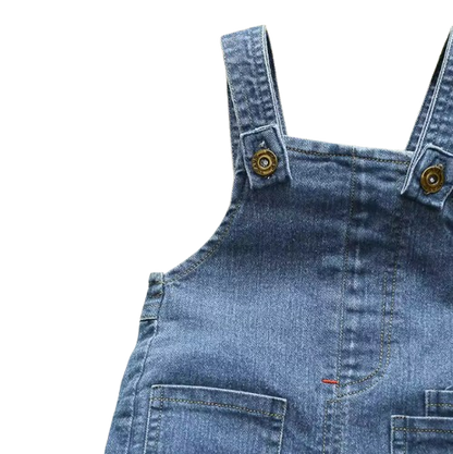 The Lans - Toddler Baby Denim Overalls Soft Jeans Dungarees Jumpsuit