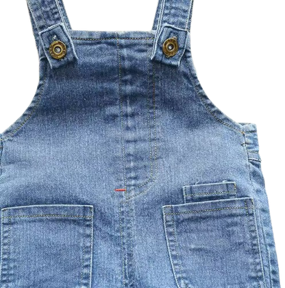 The Lans - Toddler Baby Denim Overalls Soft Jeans Dungarees Jumpsuit