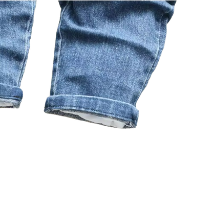 The Lans - Toddler Baby Denim Overalls Soft Jeans Dungarees Jumpsuit