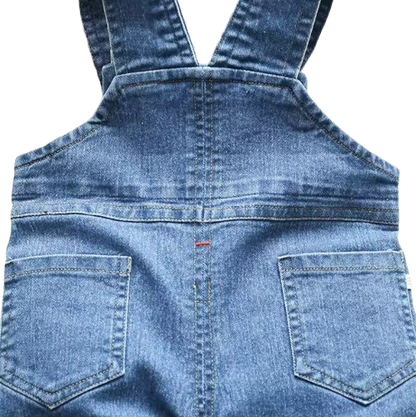 The Lans - Toddler Baby Denim Overalls Soft Jeans Dungarees Jumpsuit