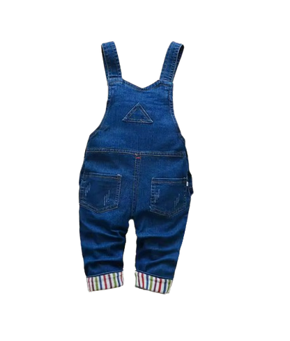 The Lans - Toddler Baby Denim Overalls Soft Jeans Dungarees Jumpsuit