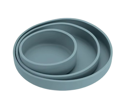 The Artemis - Baby 3PCS Weaning Feeding Set Plate Bowl & Utensils Toddler Tableware BPA Free