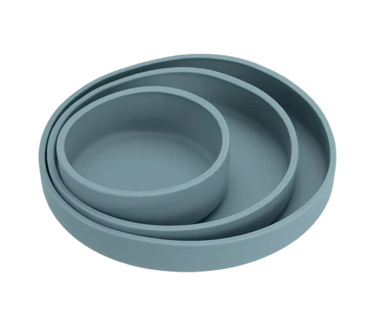 The Artemis - Baby 3PCS Weaning Feeding Set Plate Bowl & Utensils Toddler Tableware BPA Free