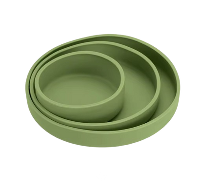 The Artemis - Baby 3PCS Weaning Feeding Set Plate Bowl & Utensils Toddler Tableware BPA Free