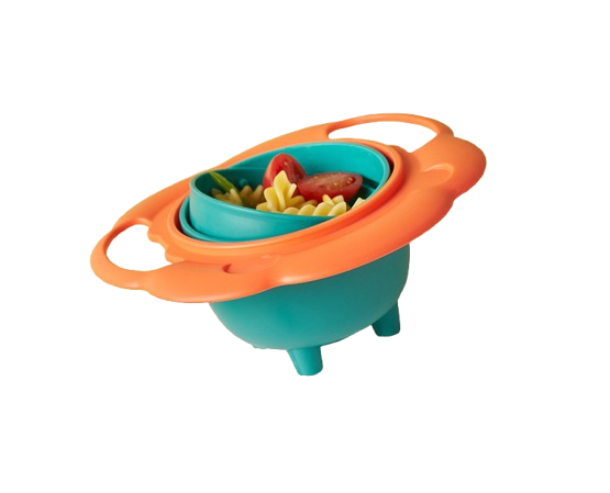 The Park - Baby 360° Gyro Bowl Spill Proof Toddler Snack Bowl Rotary Feeding Plate Kids Dish