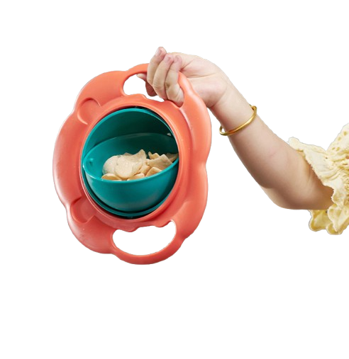 The Park - Baby 360° Gyro Bowl Spill Proof Toddler Snack Bowl Rotary Feeding Plate Kids Dish