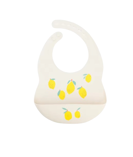 The Vesper - Baby Silicone Bib Waterproof Adjustable Cartoon Feeding Bib with Food Catcher 1PC