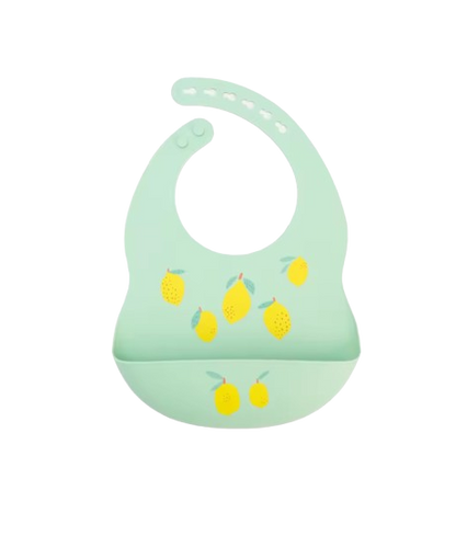 The Vesper - Baby Silicone Bib Waterproof Adjustable Cartoon Feeding Bib with Food Catcher 1PC