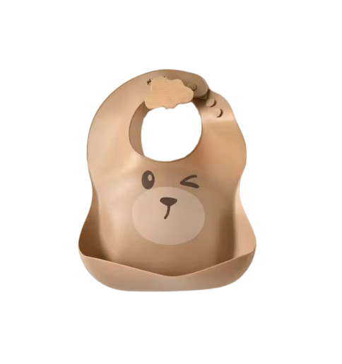 The Bowie - Waterproof Baby Silicone Feeding Bib Adjustable Soft Food Catcher for Babies & Toddlers
