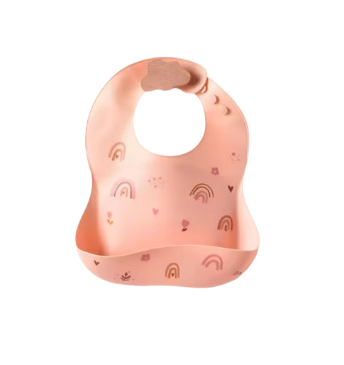 The Bowie - Waterproof Baby Silicone Feeding Bib Adjustable Soft Food Catcher for Babies & Toddlers