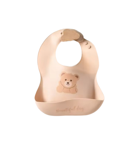 The Bowie - Waterproof Baby Silicone Feeding Bib Adjustable Soft Food Catcher for Babies & Toddlers