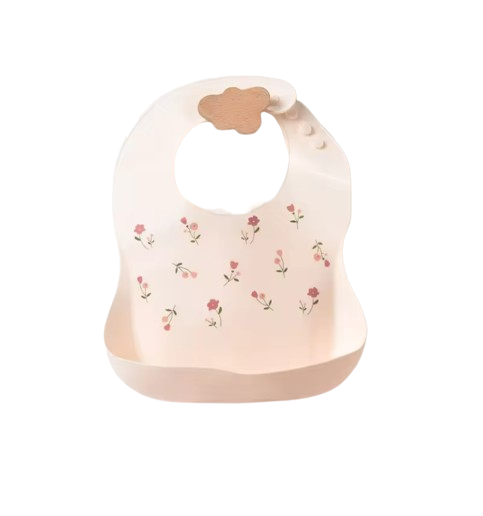 The Bowie - Waterproof Baby Silicone Feeding Bib Adjustable Soft Food Catcher for Babies & Toddlers