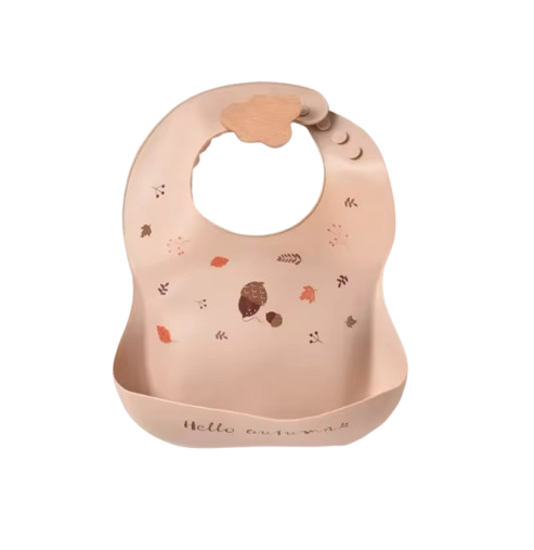 The Bowie - Waterproof Baby Silicone Feeding Bib Adjustable Soft Food Catcher for Babies & Toddlers
