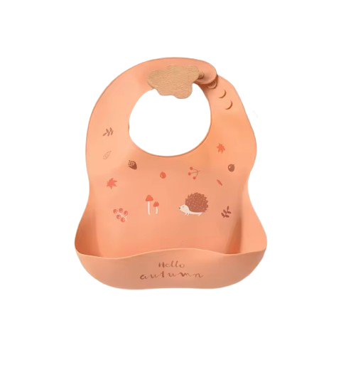 The Bowie - Waterproof Baby Silicone Feeding Bib Adjustable Soft Food Catcher for Babies & Toddlers
