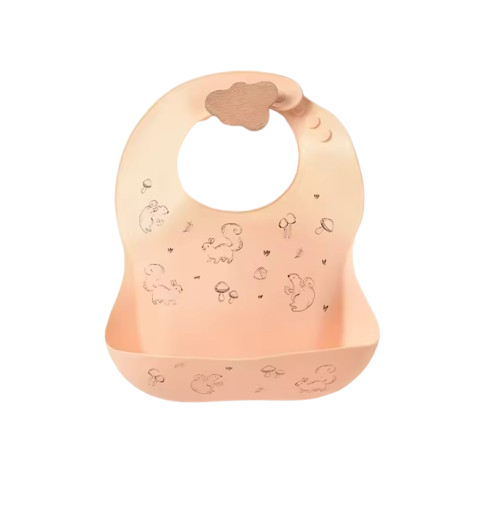 The Bowie - Waterproof Baby Silicone Feeding Bib Adjustable Soft Food Catcher for Babies & Toddlers