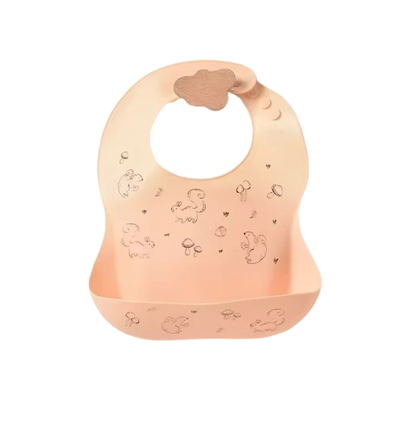 The Bowie - Waterproof Baby Silicone Feeding Bib Adjustable Soft Food Catcher for Babies & Toddlers