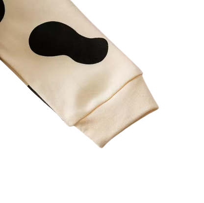 The Aurelio - Baby Boy 3D Cow Print Long Sleeve Cotton Romper Spring Autumn One Piece Outfit