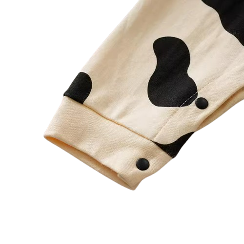The Aurelio - Baby Boy 3D Cow Print Long Sleeve Cotton Romper Spring Autumn One Piece Outfit
