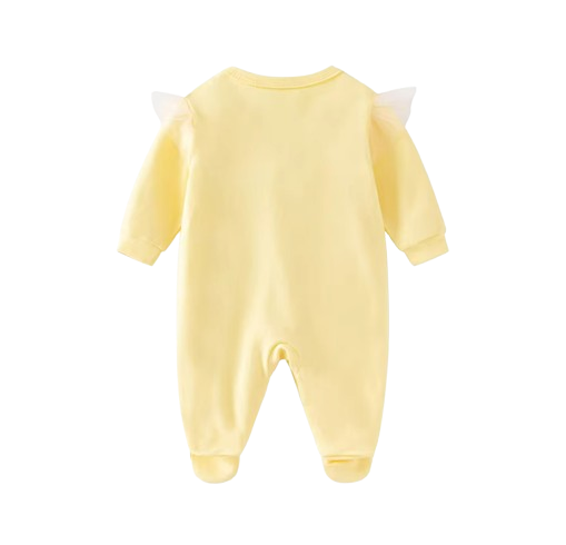The Oakleigh - Baby Girl Cotton Rabbit Embroidered Long Sleeve Romper Spring Autumn One Piece Outfit
