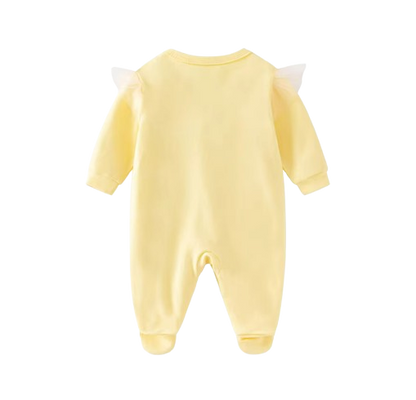 The Oakleigh - Baby Girl Cotton Rabbit Embroidered Long Sleeve Romper Spring Autumn One Piece Outfit