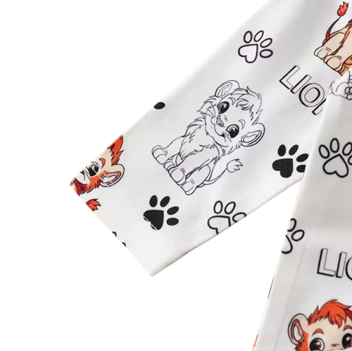 The Marvin - Unisex Baby Lion Knit Romper Long Sleeve Autumn One Piece Outfit for Newborns & Toddlers