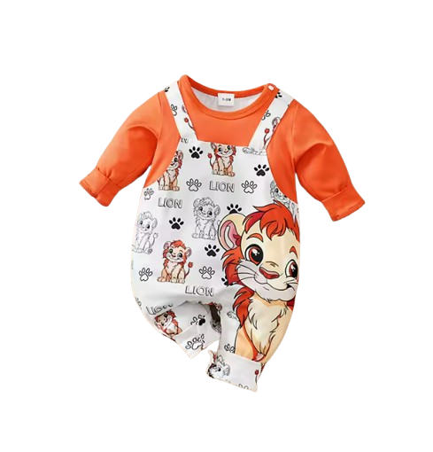 The Jayson - Unisex Baby Print Long Sleeve Romper Spring Autumn One Piece Outfit for Newborns & Toddlers
