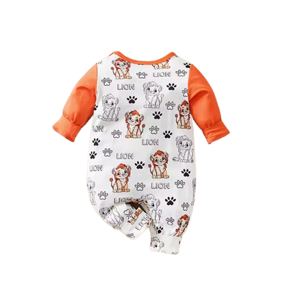 The Jayson - Unisex Baby Print Long Sleeve Romper Spring Autumn One Piece Outfit for Newborns & Toddlers
