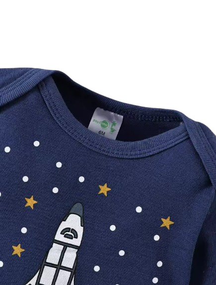 The Kareem - Baby Boy 3PCS Cotton Long Sleeve Romper Set Spring Summer One Piece Outfit