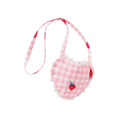 The Sasha - Girls Pink Strawberry Print Strap Dress Summer Casual Holiday Princess Dress