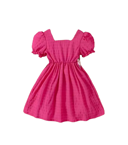 The Georgina - Girls Spring Summer Floral Embroidered Ruffle Sleeve Dress Casual Holiday Outfit