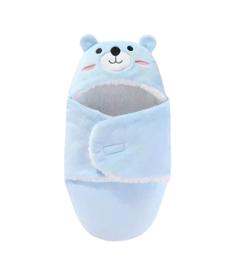 The Dylan - Baby Sleeping Bag Warm Flannel Cocoon – Newborn Autumn Winter Swaddle Wrap