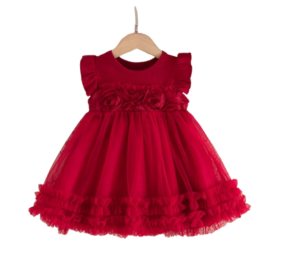 The Jazmin - Baby Girl Summer Fairy Tutu Dress – Cute Princess Birthday Party Outfit