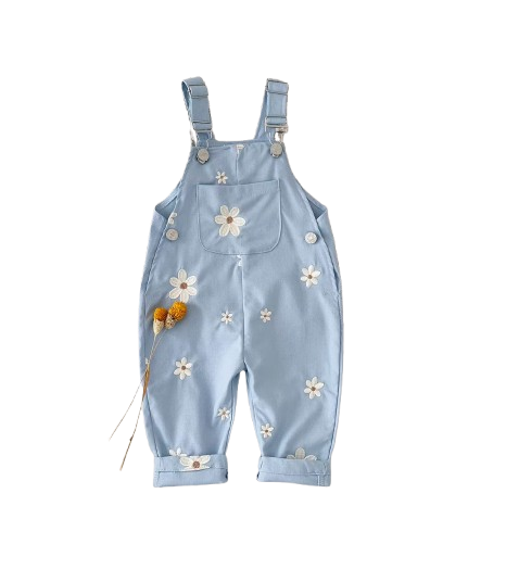 The Kennedi - Newborn Baby Summer Romper – Sleeveless Knitted Embroidered Jumpsuit