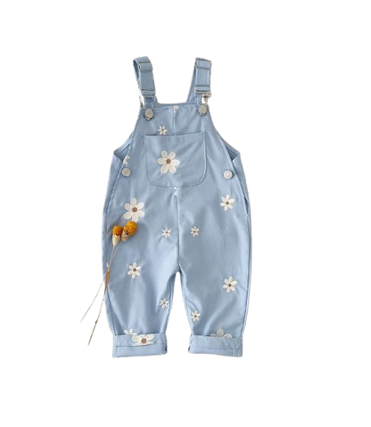 The Kennedi - Newborn Baby Summer Romper – Sleeveless Knitted Embroidered Jumpsuit