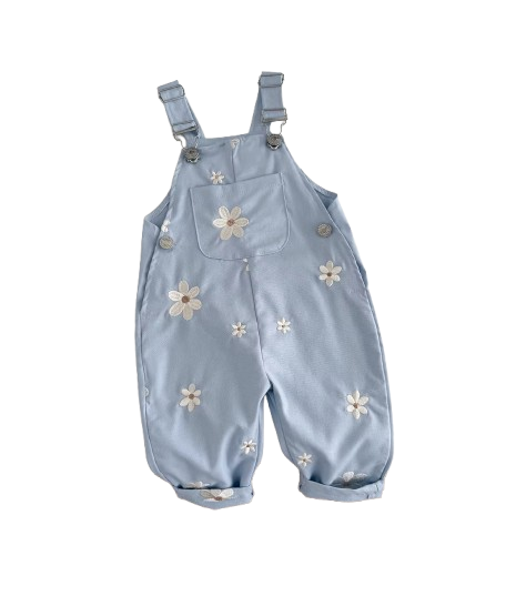 The Kennedi - Newborn Baby Summer Romper – Sleeveless Knitted Embroidered Jumpsuit