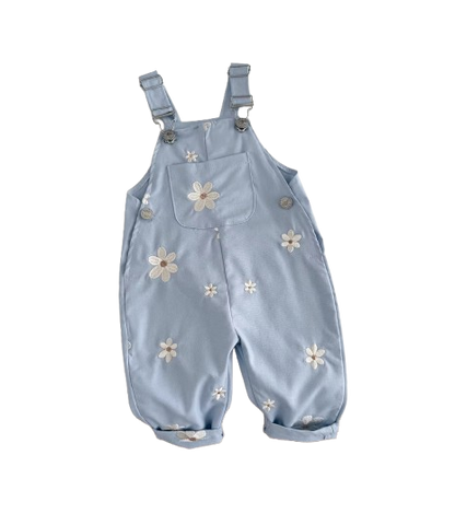 The Kennedi - Newborn Baby Summer Romper – Sleeveless Knitted Embroidered Jumpsuit