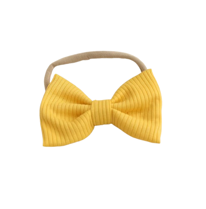 The Leslie - Girls Daisy Yellow Tulle Dress with Hairband Spring Autumn Cute Baby Girl Outfit Floral Print Skirt Set