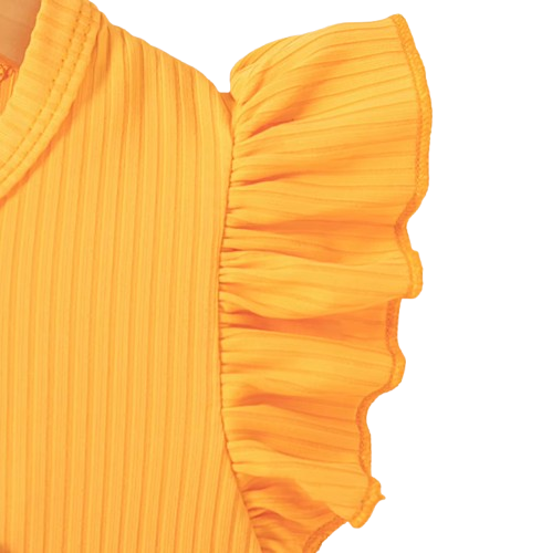 The Karsyn - Baby Girl Yellow Bee Dress Set – Cute Cartoon Bee Print Dress & Bow Headband